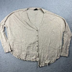 Urban Outfitters Out From Under Oversized Waffle Texture Slouchy Top Medium